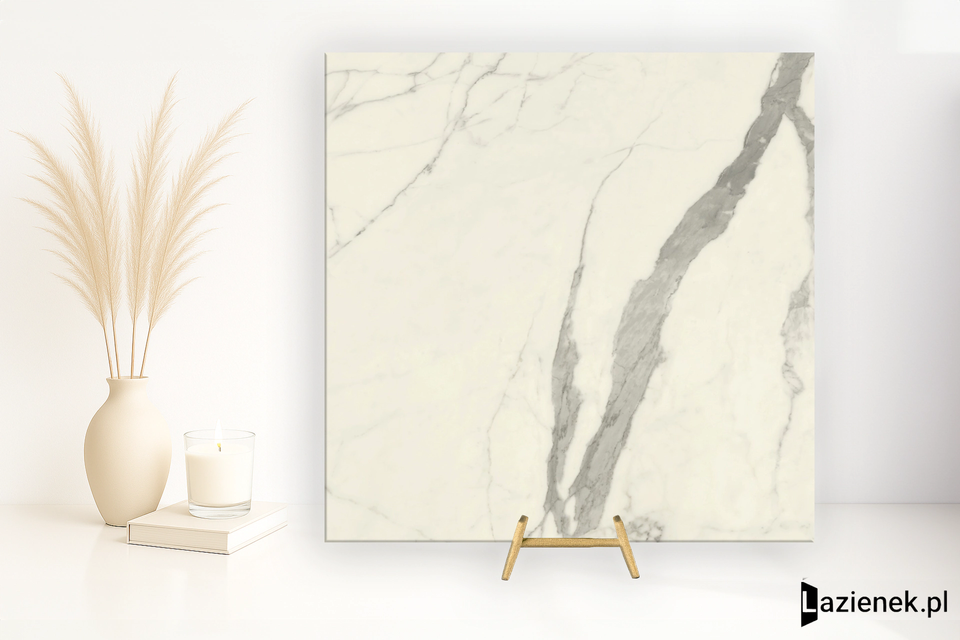 Cotto D'este Vanity Bianco Statuario opalizujący mat 120x120 cm gr. 7 mm - płytka rektyfikowana / EK8VA10